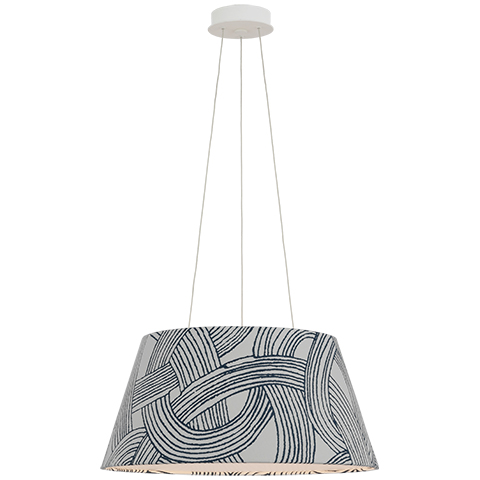 Caufield Hanging Shade, White