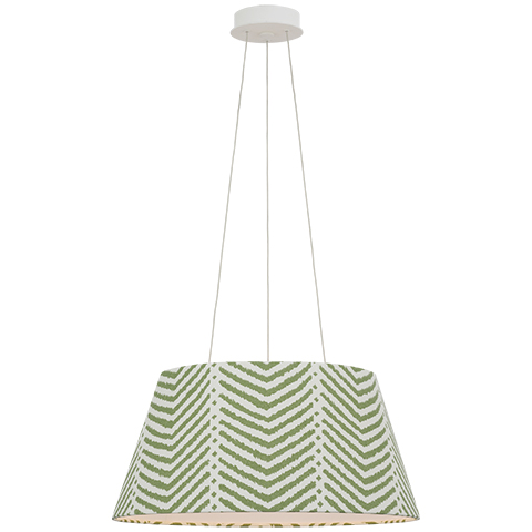 Caufield Hanging Shade, White