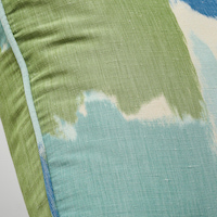 Colorblock Ikat Pillow