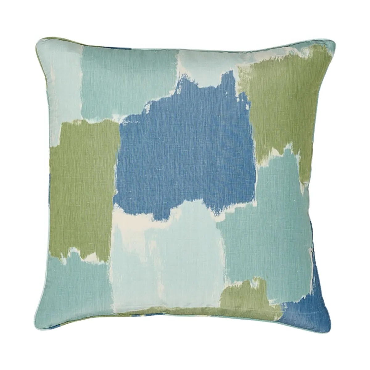 Colorblock Ikat Pillow