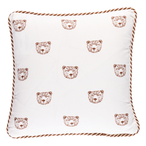 Bear Print Pillow