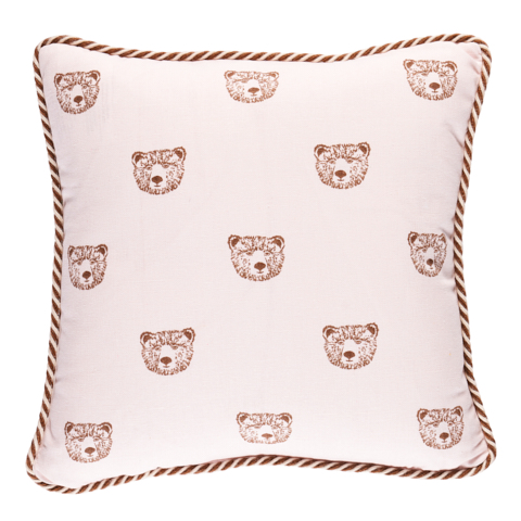 Bear Print Pillow