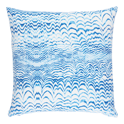 Ink Wave Print I/O Pillow