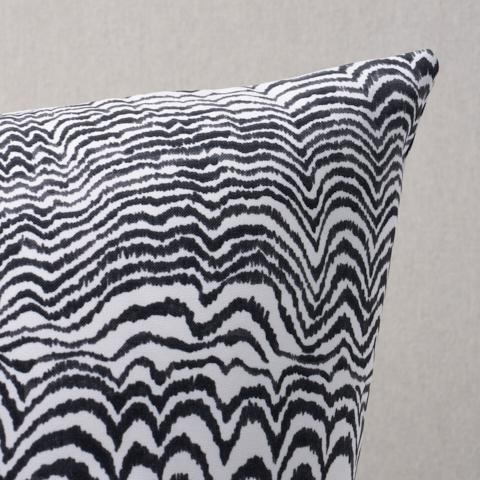 Ink Wave Print I/O Pillow