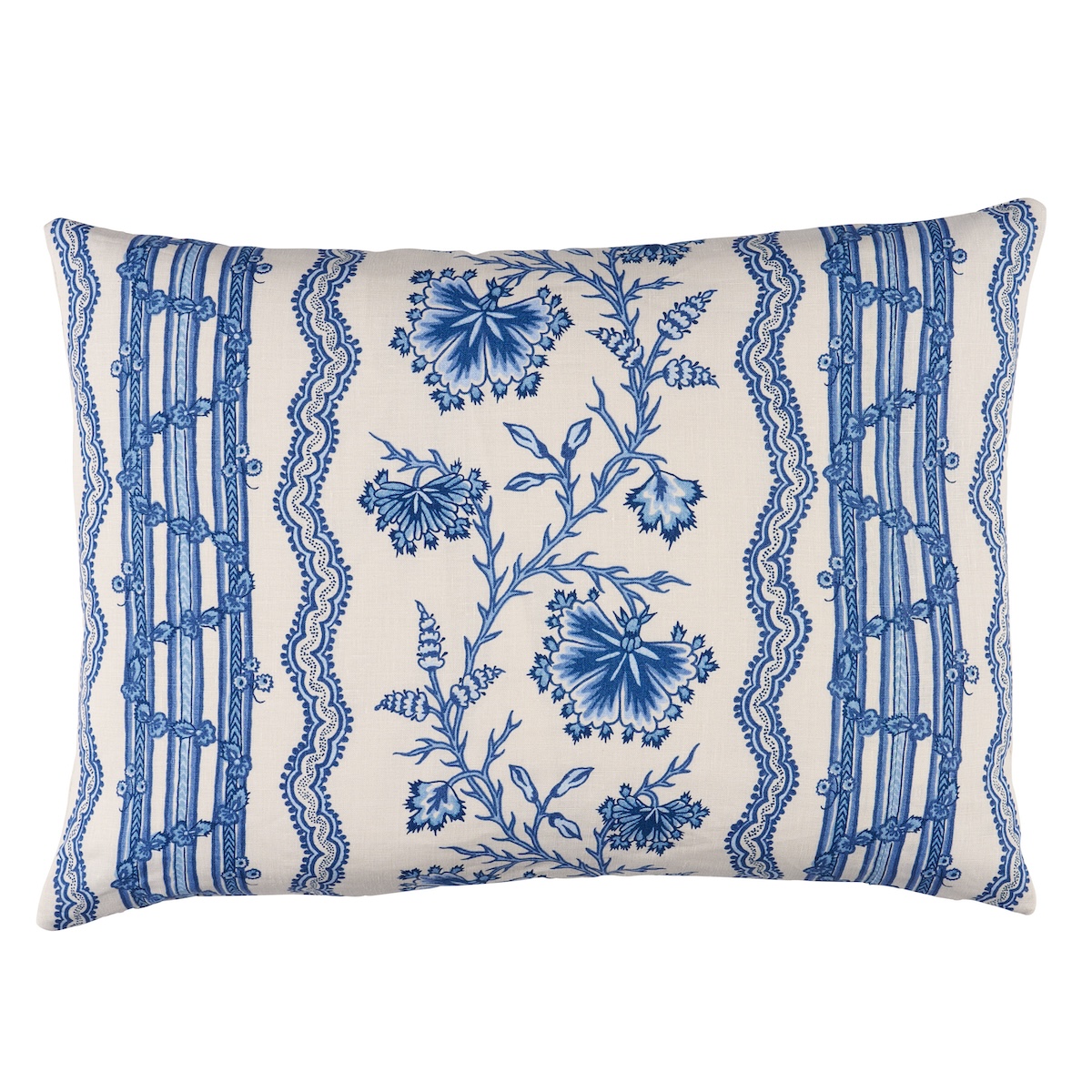 Parvati Floral Stripe Pillow