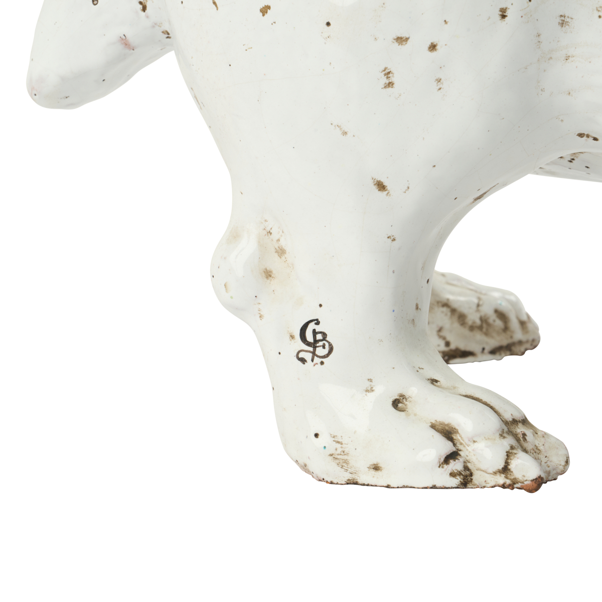 Large Italian Ceramic Dachshund