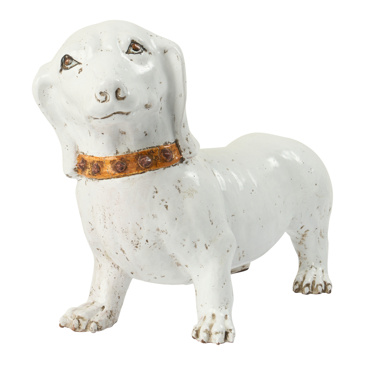 Large Italian Ceramic Dachshund