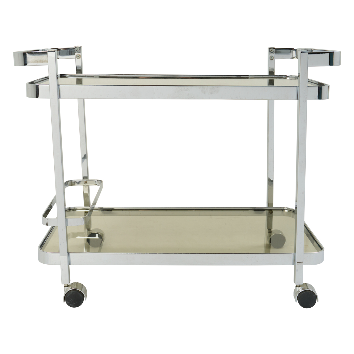 Mid-C Chrome Bar Cart, Italy
