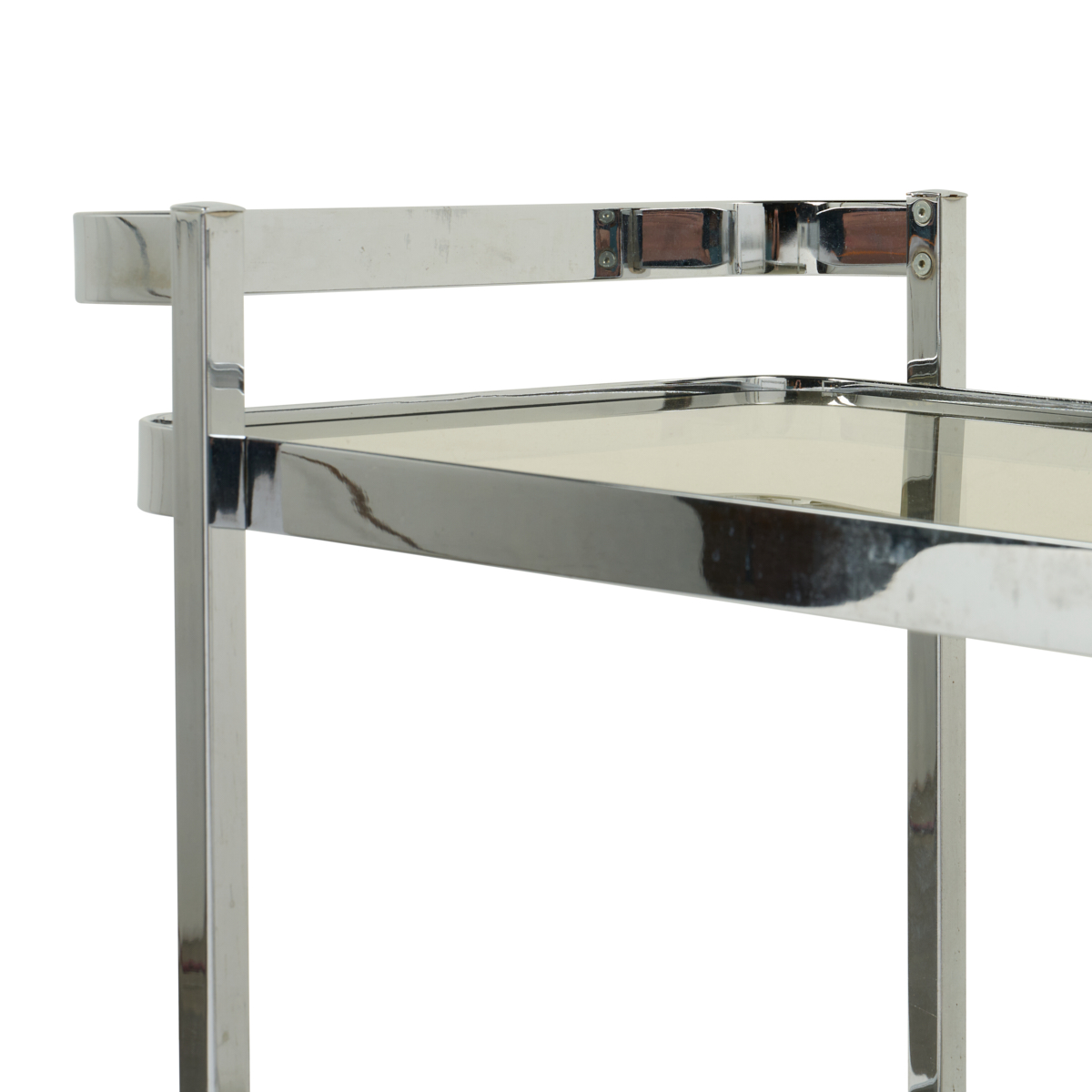 Mid-C Chrome Bar Cart, Italy