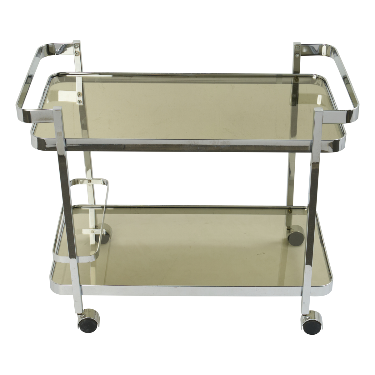 Mid-C Chrome Bar Cart, Italy