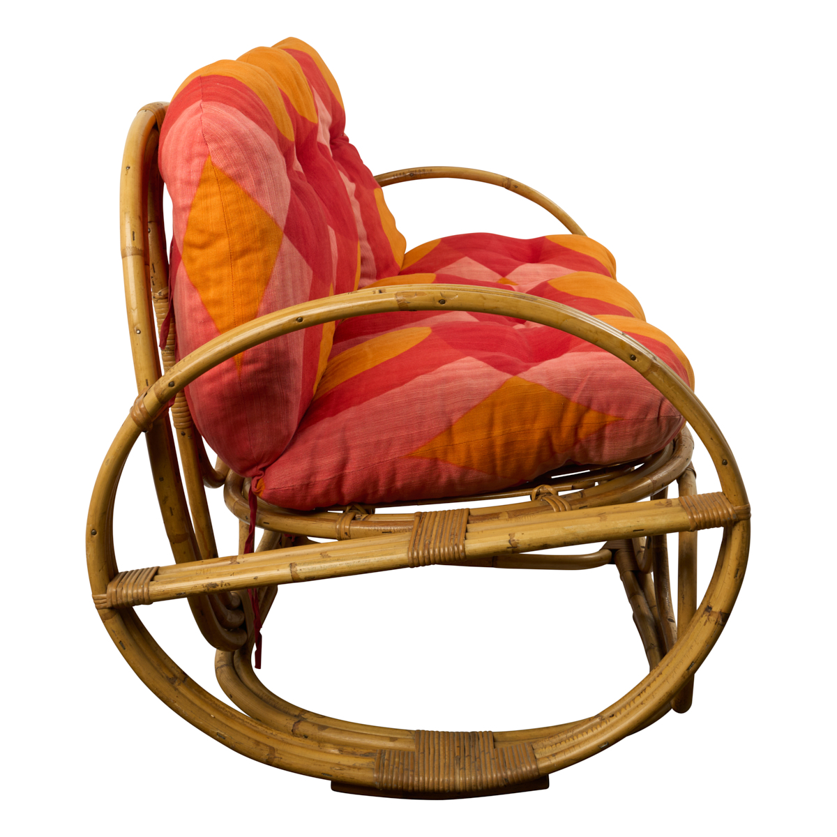 Italian Rattan Sofa, 1960's