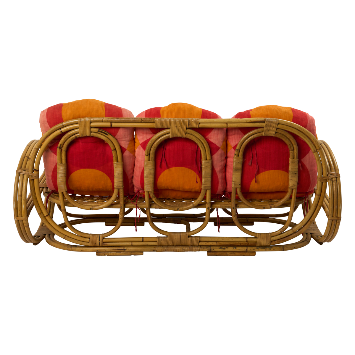 Italian Rattan Sofa, 1960's