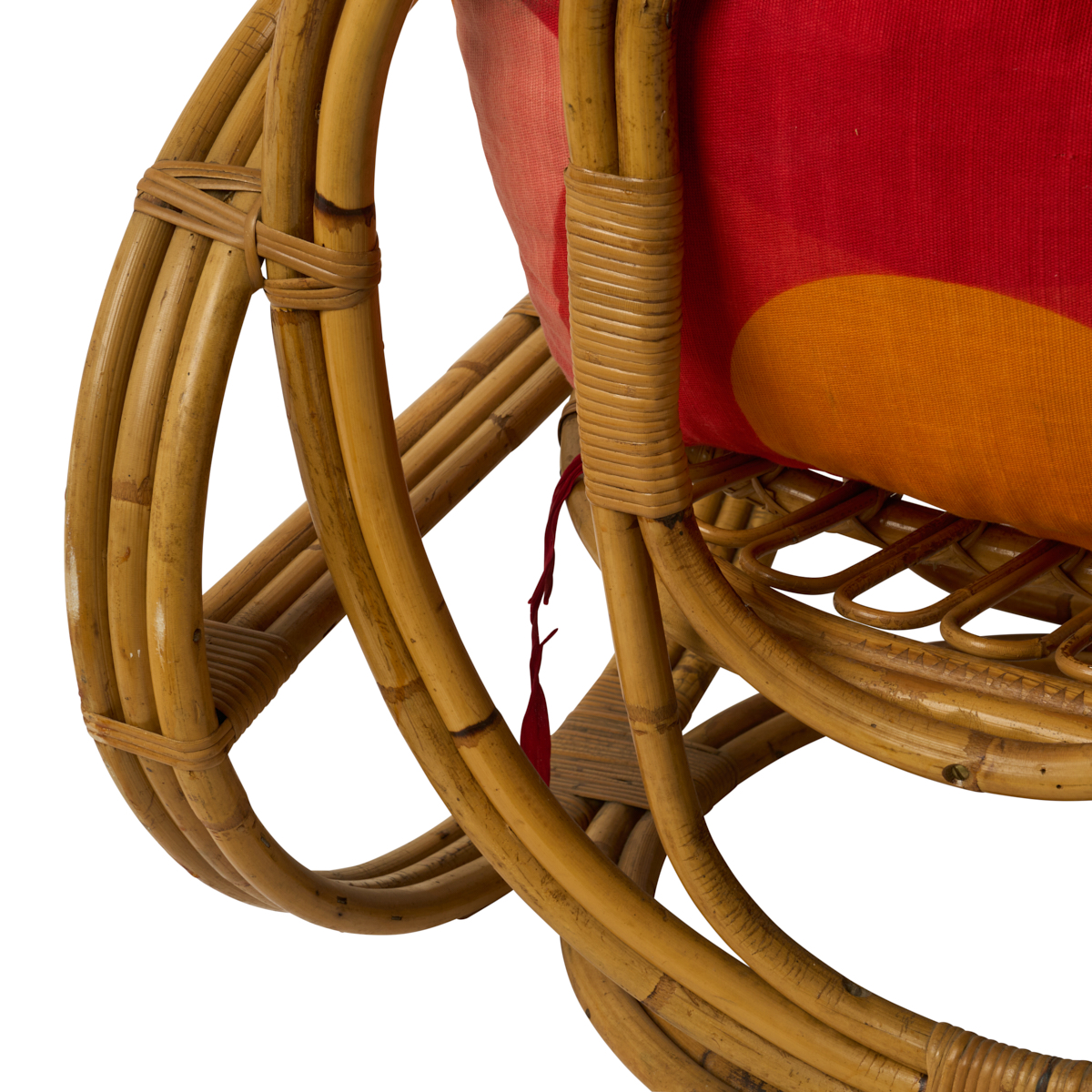 Italian Rattan Sofa, 1960's