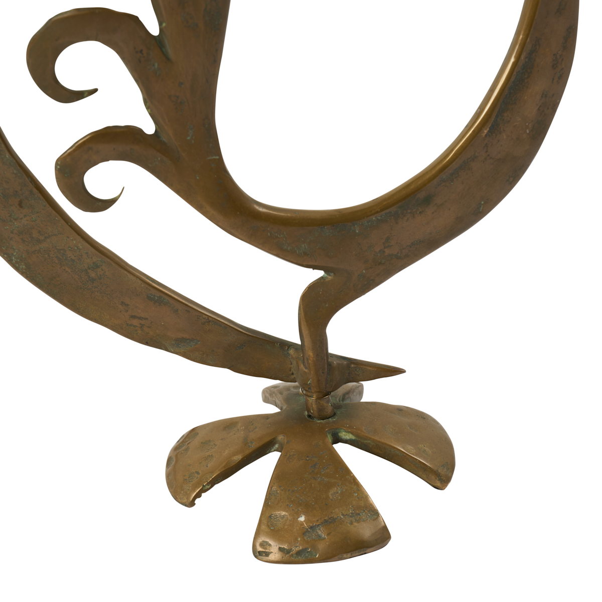 Vintage Bonze Rooster Lamp