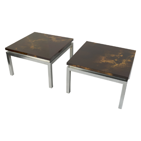 1970's French Side Tables