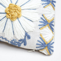 Marguerite Embroidery Pillow A