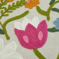 Crewel Garden Pillow