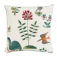 Royal Silk Embroidery Pillow A