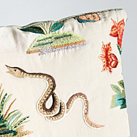 Royal Silk Embroidery Pillow C