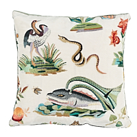 Royal Silk Embroidery Pillow C