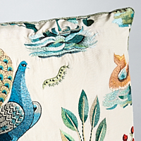 Royal Silk Embroidery Pillow D