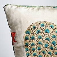 Royal Silk Embroidery Pillow D