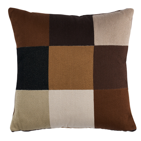 Embroidered Tile Pillow