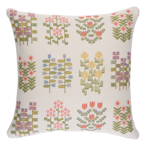 Annika Floral Tapestry - Multi On Ivory Fabrics | Schumacher