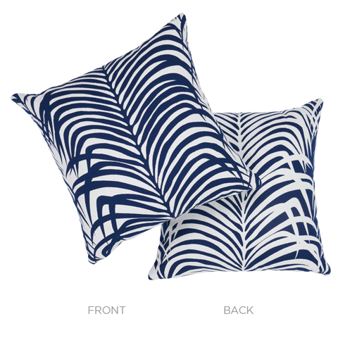 Zebra Palm I/O Pillow