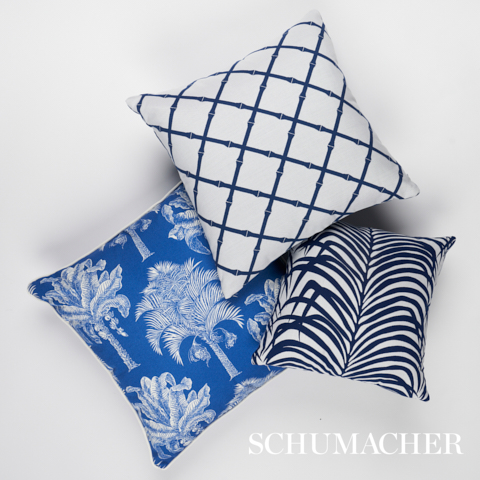 Zebra Palm I/O Pillow