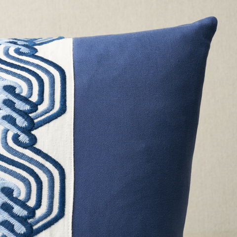 The Twist Embroidered Pillow