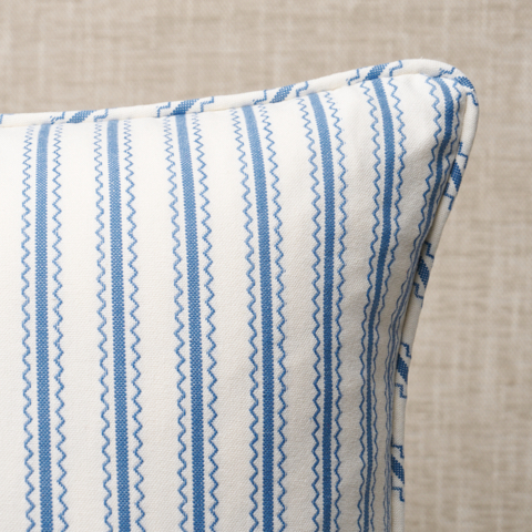 Birdie Ticking Stripe Pillow