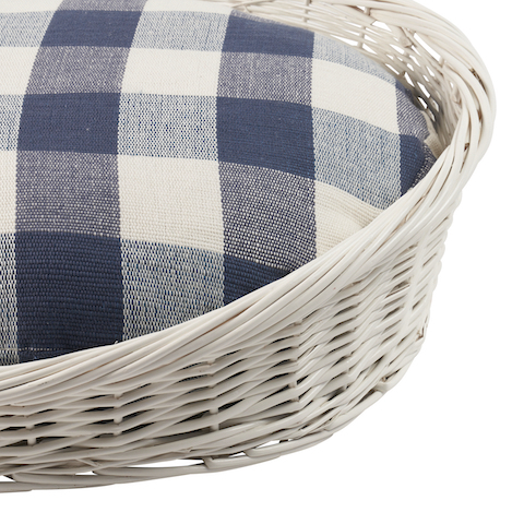 Barnes Check Dog Bed