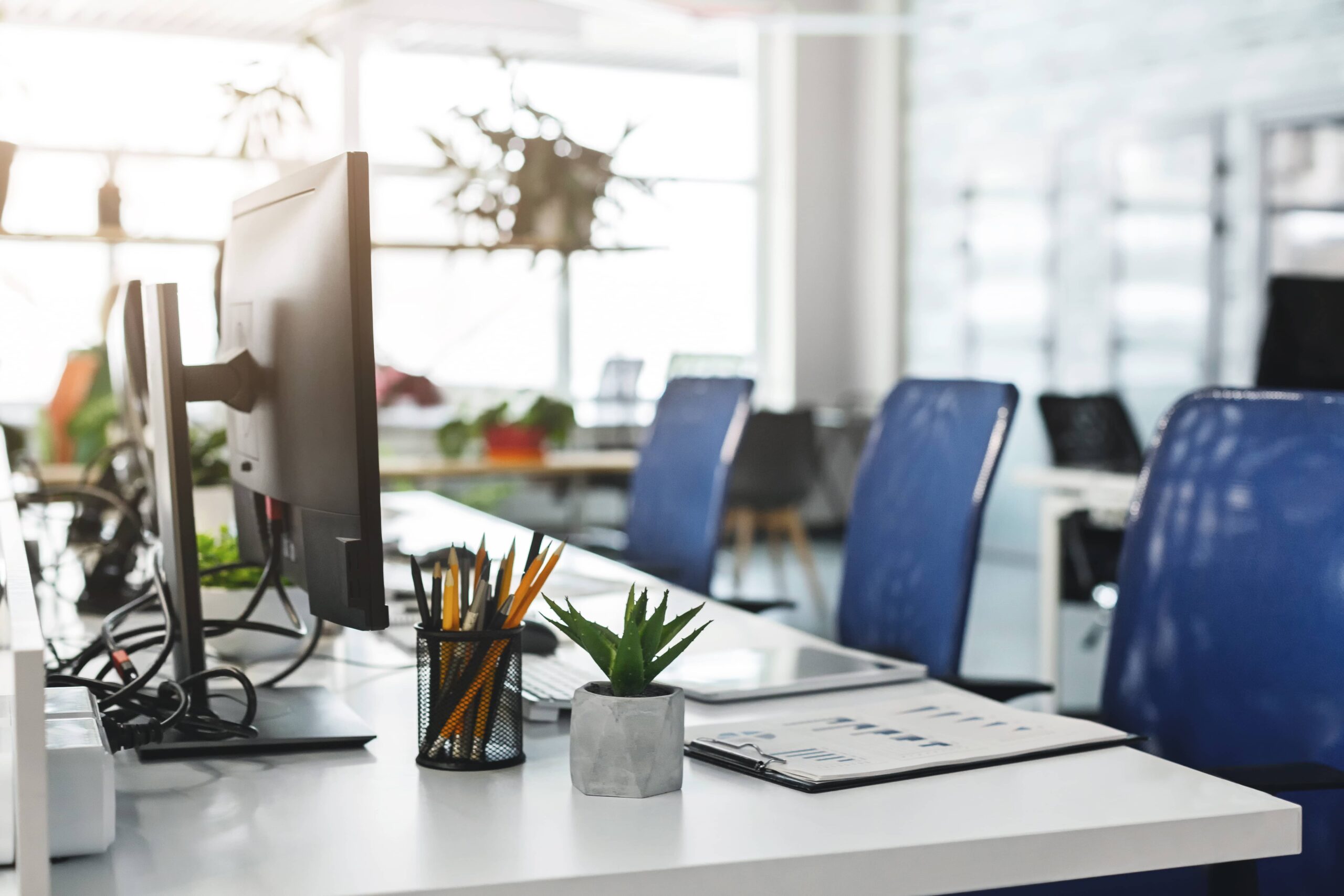 Image of empty office