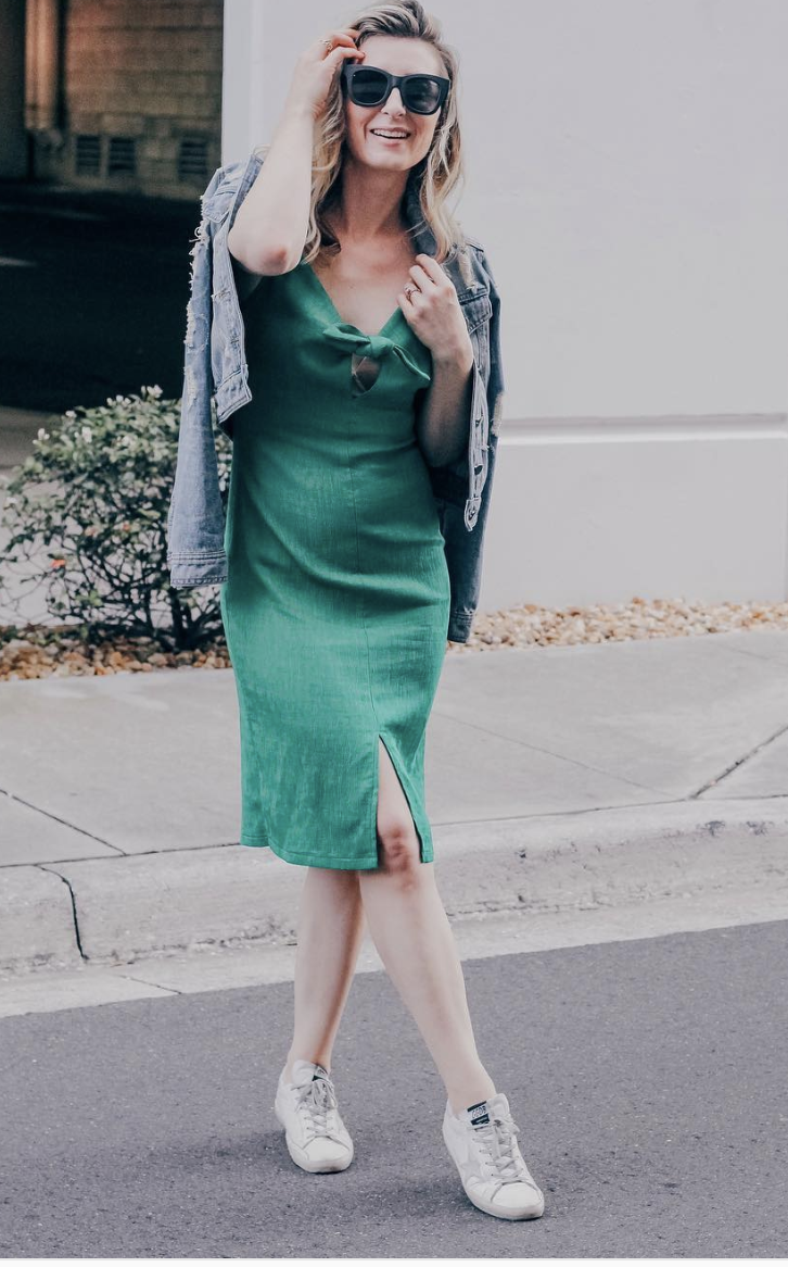 New Looks for Spring | Astr The Label Green Midi Dress Astr The Label Green Midi Dress