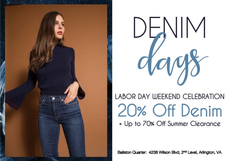 Labor Day Weekend Celebration – Denim Blowout Sale