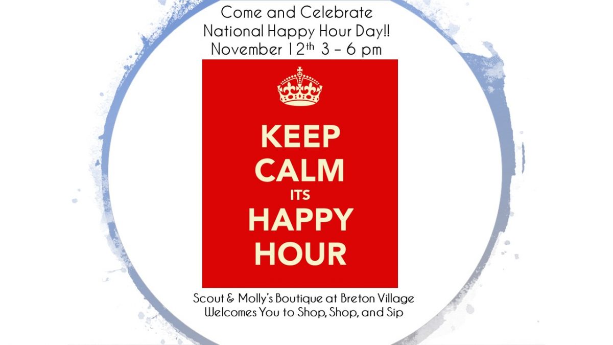 Celebrate National Happy Hour Day! Keep Calm, It's Happy Hour!