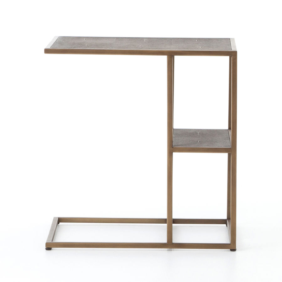 Shagreen C TableAntique Brass Scout & Nimble