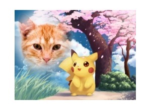 Moldura - Pikachu Pokemon
