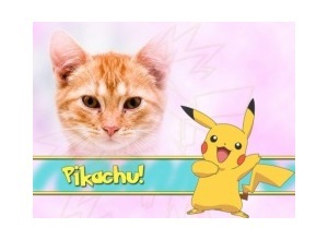 Moldura - Pikachu