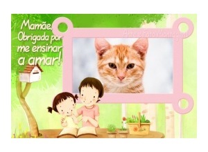 Moldura - Obrigada Mamae