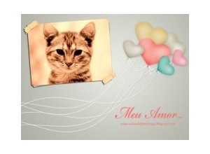 Moldura - Meu Amor Com Baloes