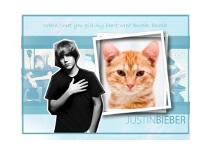 Moldura - Justin Bieber