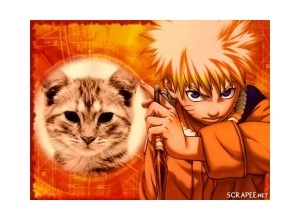 Moldura - Naruto Com Sepia