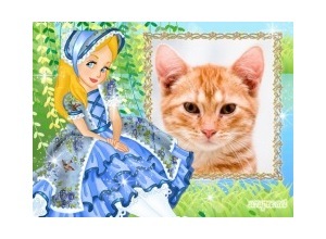 Moldura - Alice No Pais Das Maravilhas