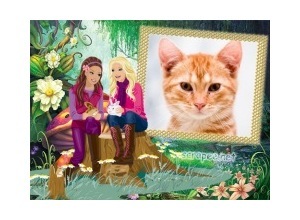 Moldura - Barbie Na Floresta