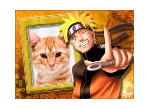 Moldura - Personagem Naruto