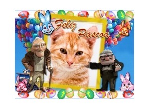 Moldura - Feliz Pascoa Up