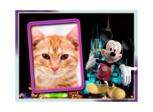 Moldura - Mickey Mouse E Castelo