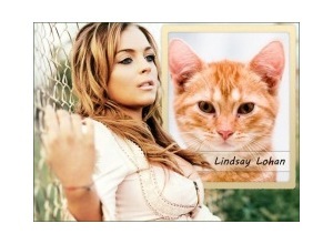 Moldura - Lindsay Lohan